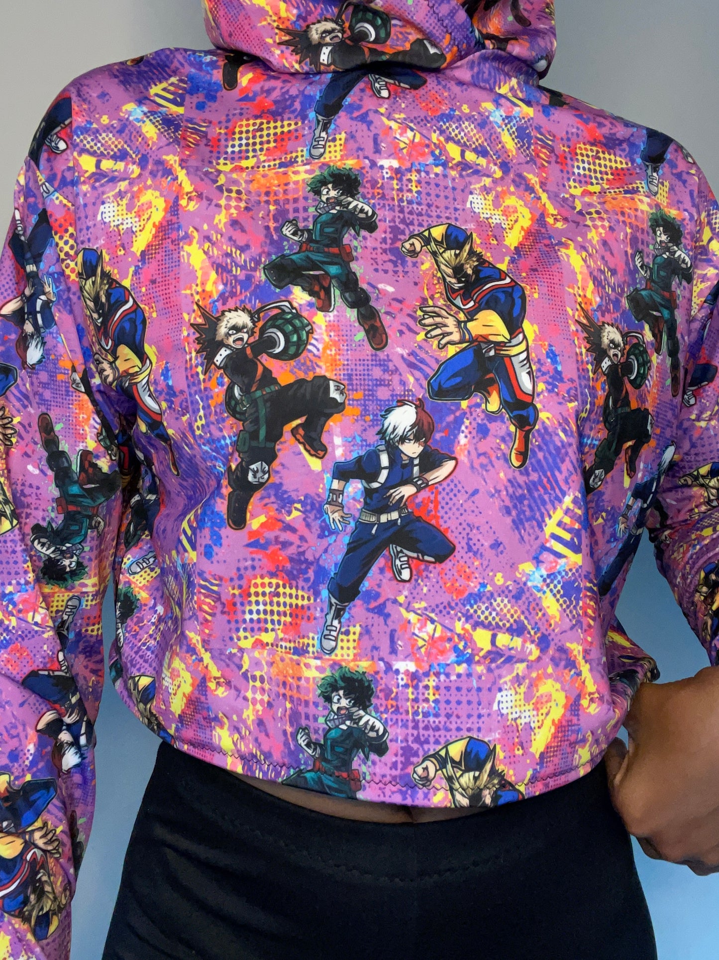 “HEROES” MHA inspired Cropped Hoodie ONLY