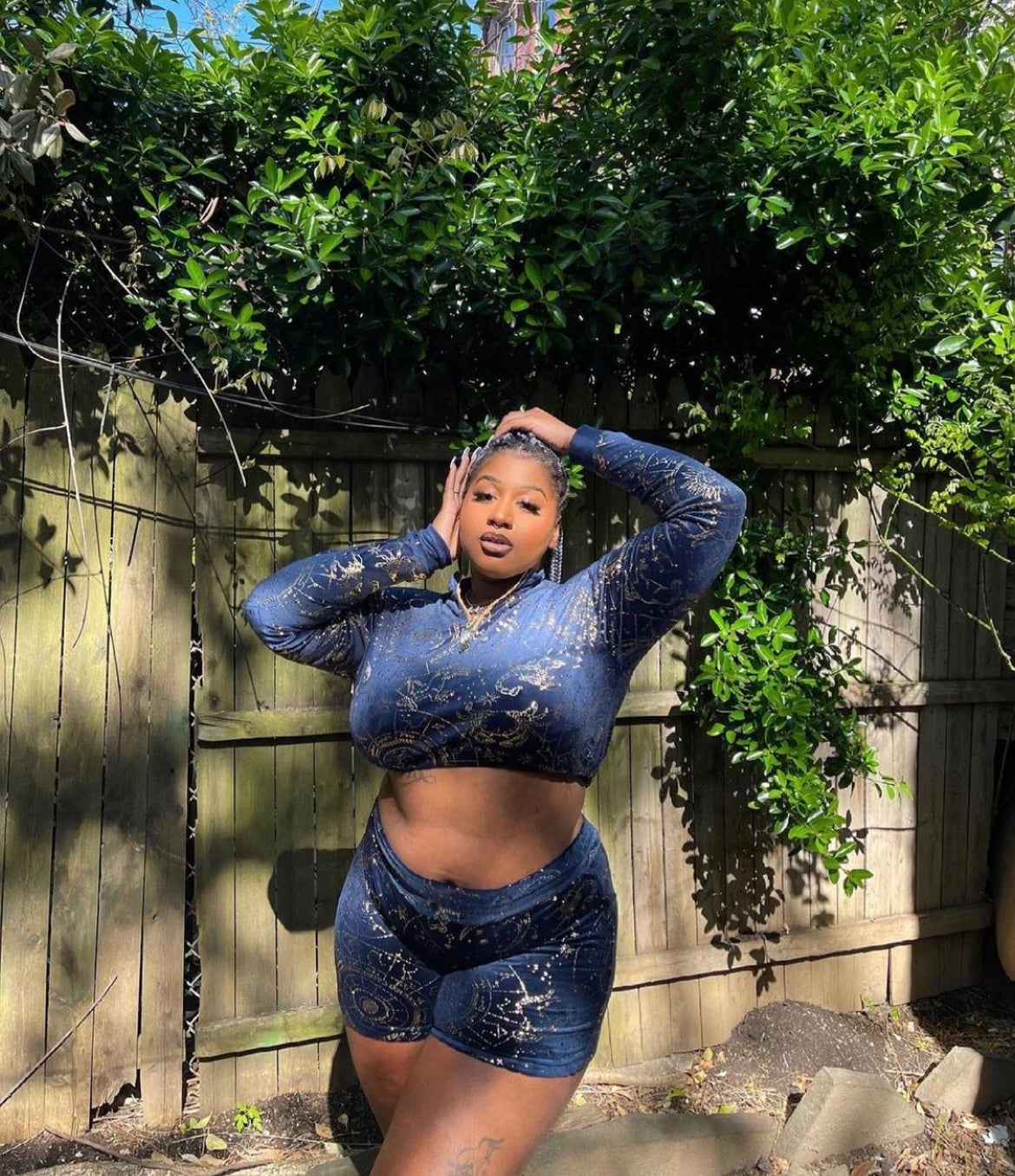 Astrobae short shorts set