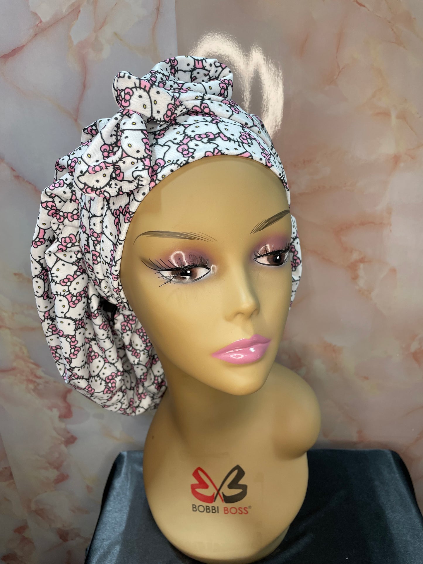 “Create Your Own” G’Bonnet| JUMBO sized, Reversible, long stretchy strings, NO ELASTIC