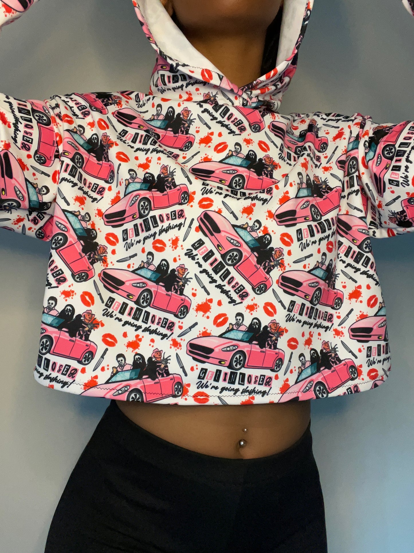 “Get in LOSER” Cropped Hoodie ONLY