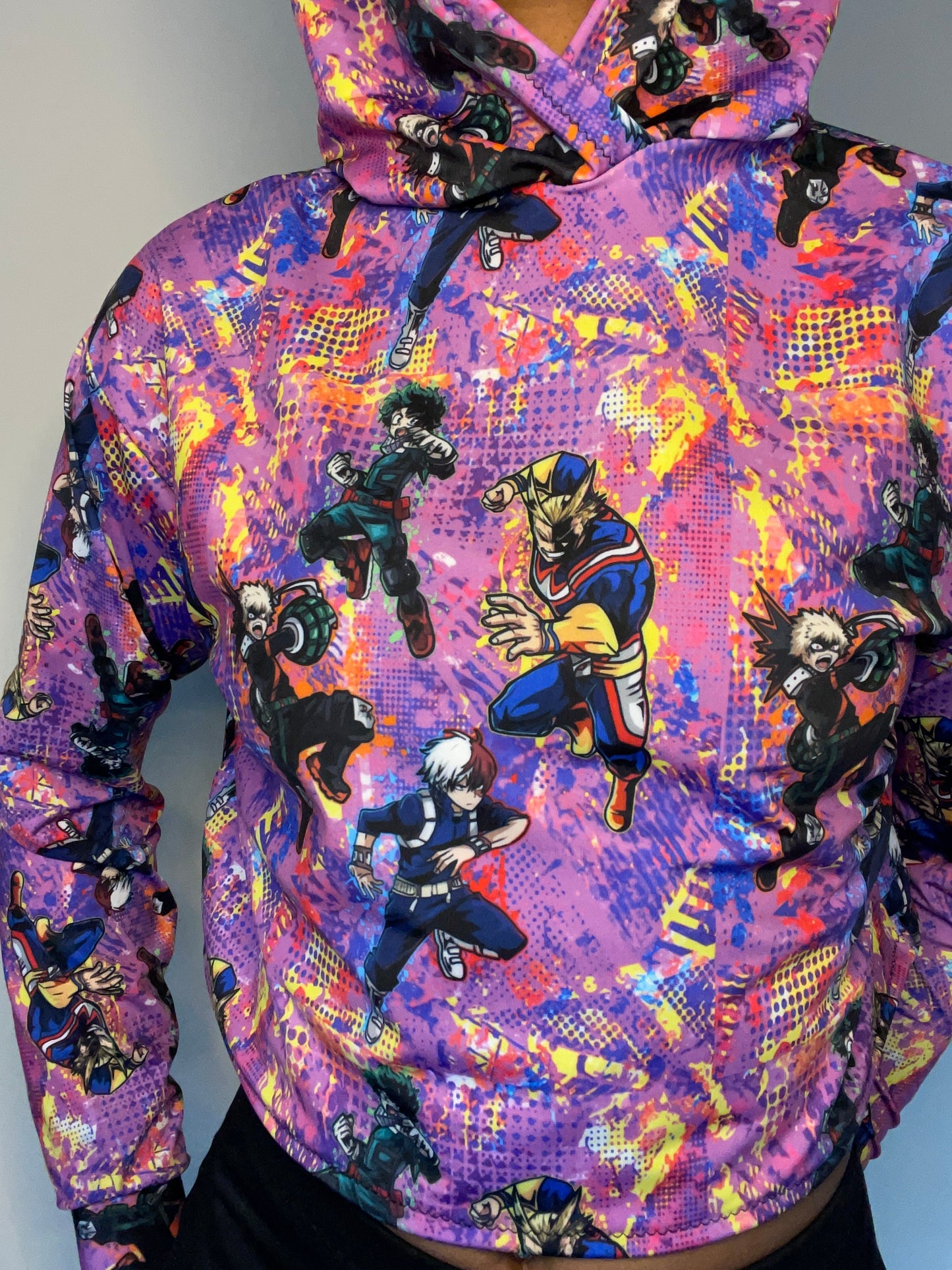 “HEROES” MHA inspired Cropped Hoodie ONLY