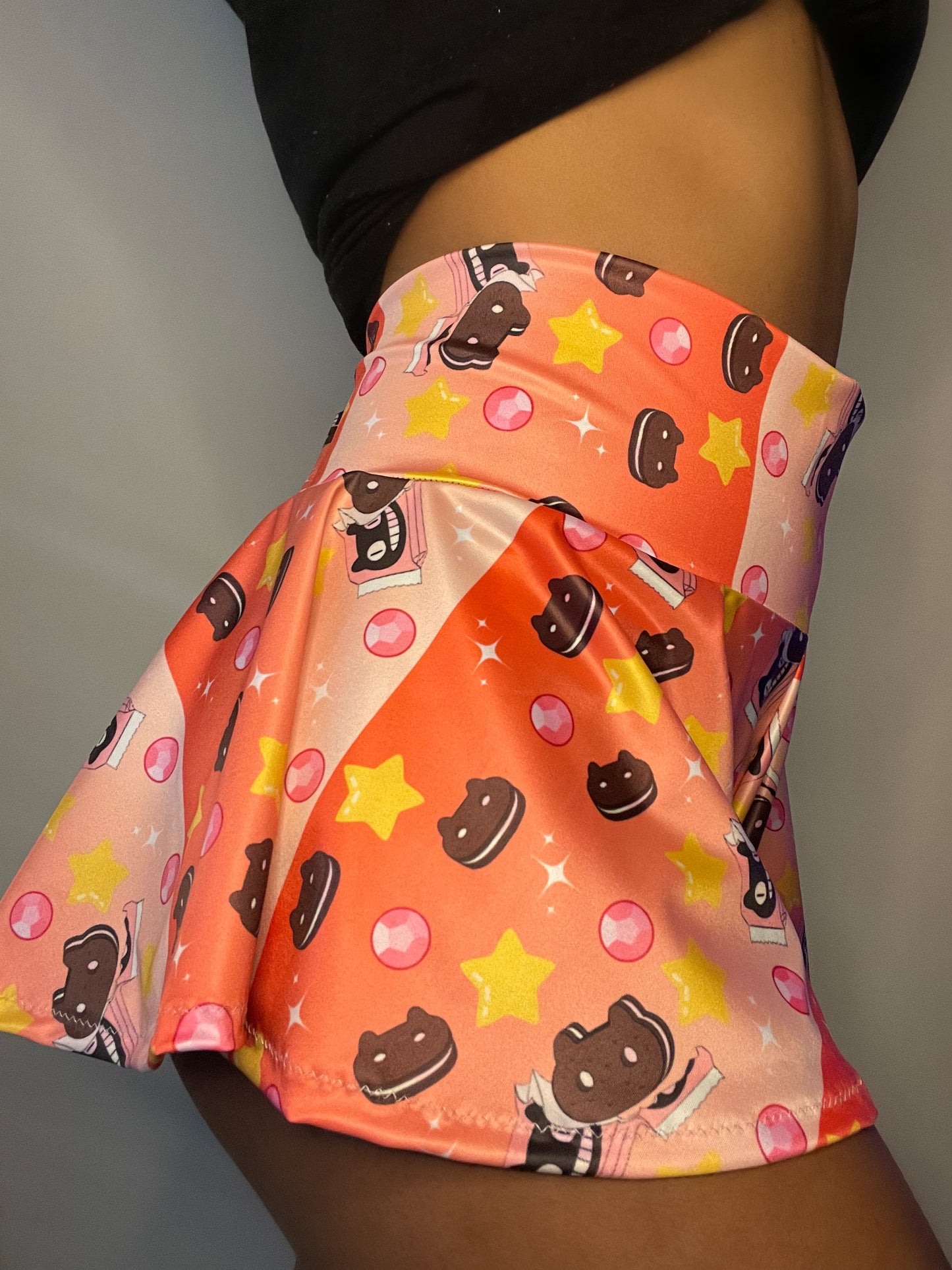 “Cookie Cat Sandwhich” inspired shorties