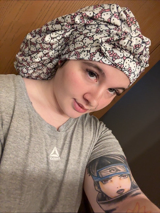 “Create Your Own” G’Bonnet| JUMBO sized, Reversible, long stretchy strings, NO ELASTIC