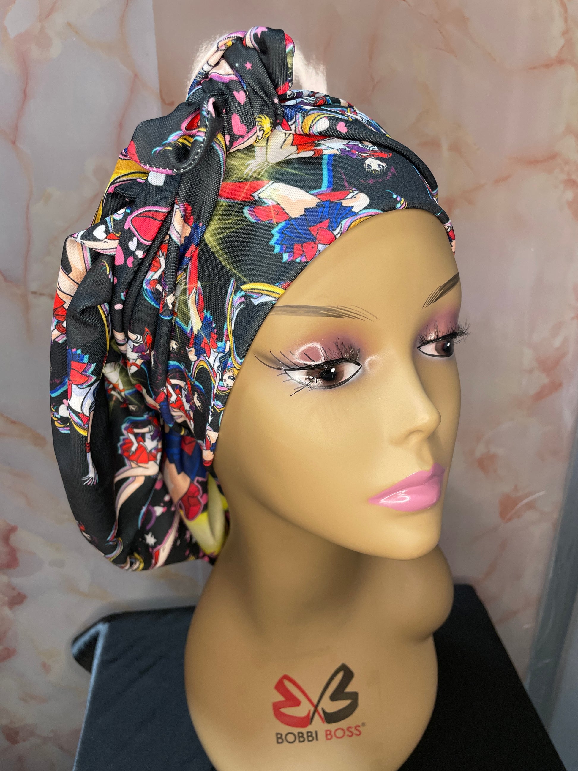 Girl on The đ GâBonnet| JUMBO sized, Reversible, long stretchy strings, NO ELASTIC