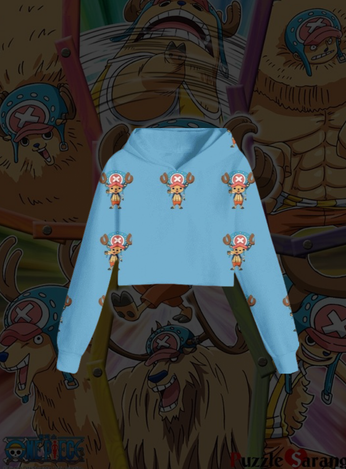 “Tony Tony” Cropped Hoodie