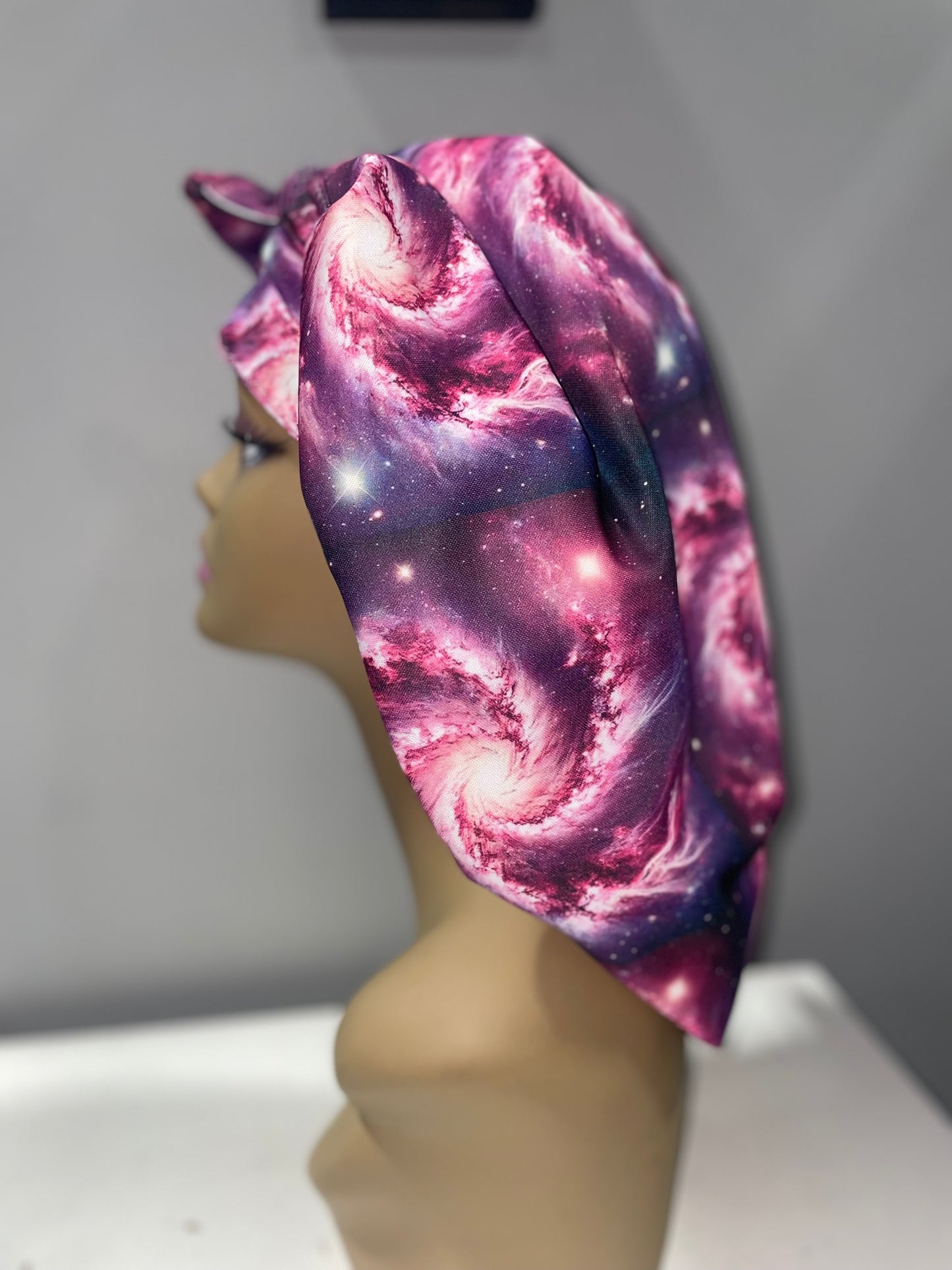 “Create Your Own” G’Bonnet| JUMBO sized, Reversible, long stretchy strings, NO ELASTIC