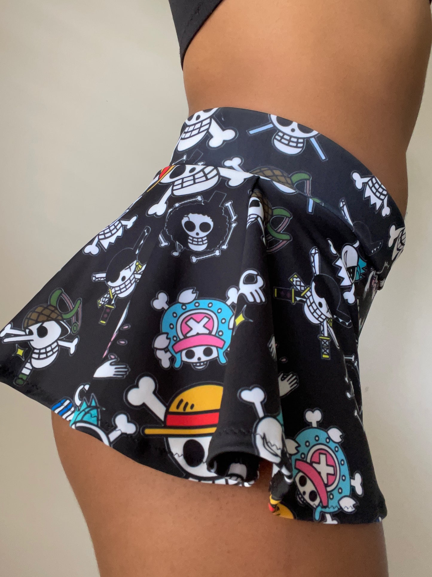 Black One Piece |“Anime” inspired shorties