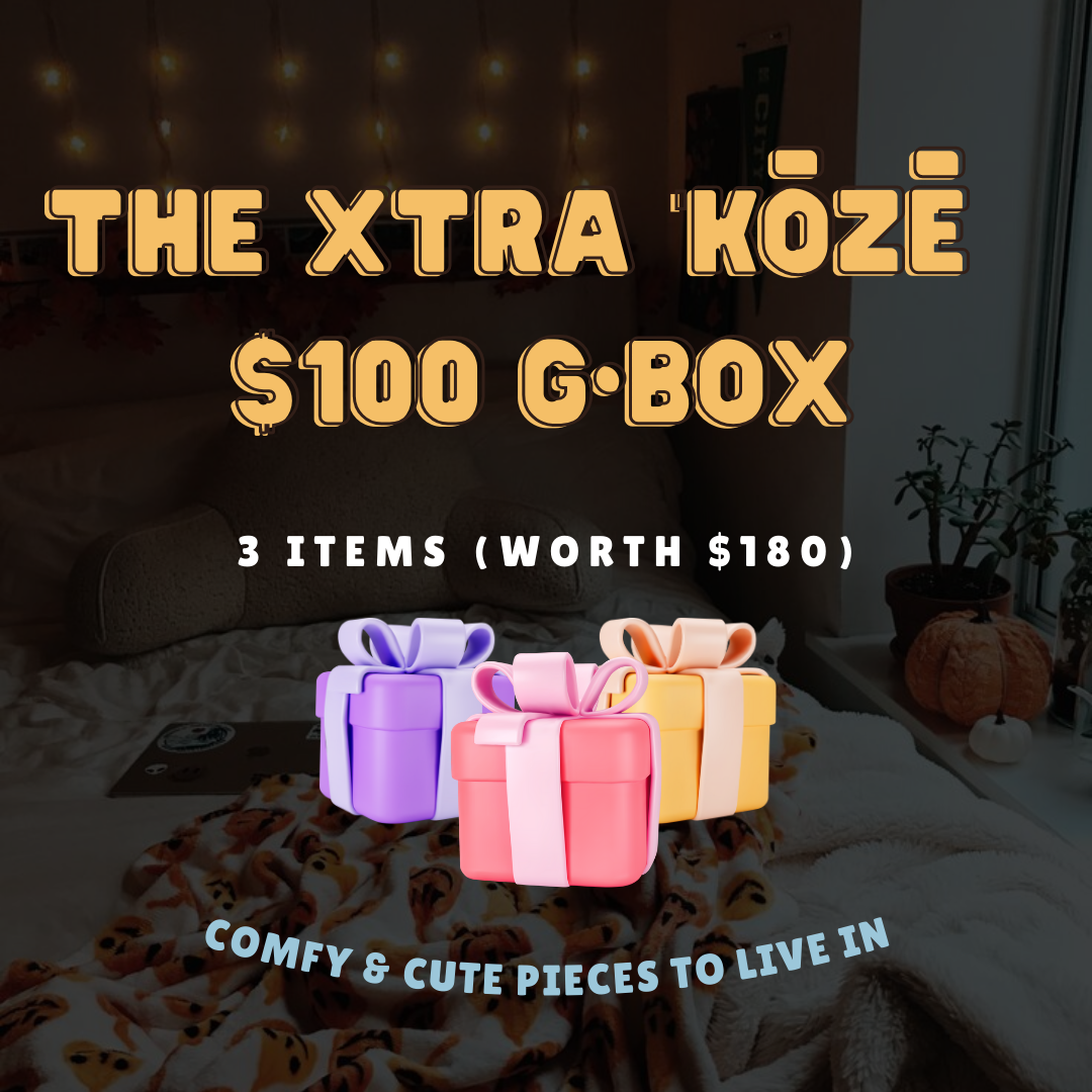 $100 XTRA “ˈKōzē ” G-BOX (includes 3 items)