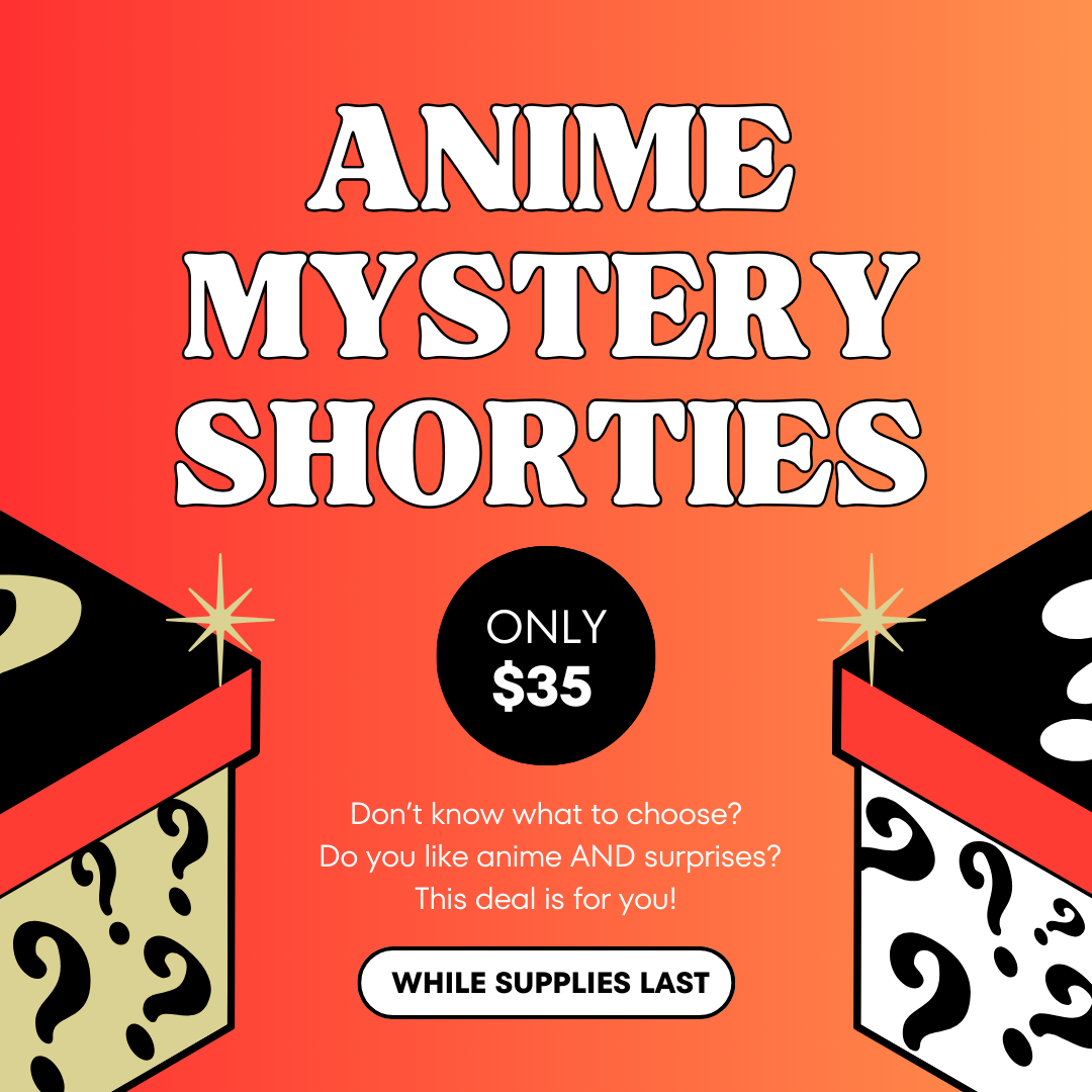 $35 “Confidence Booster”| ANIME Mystery Shorties (READY TO SHIP)