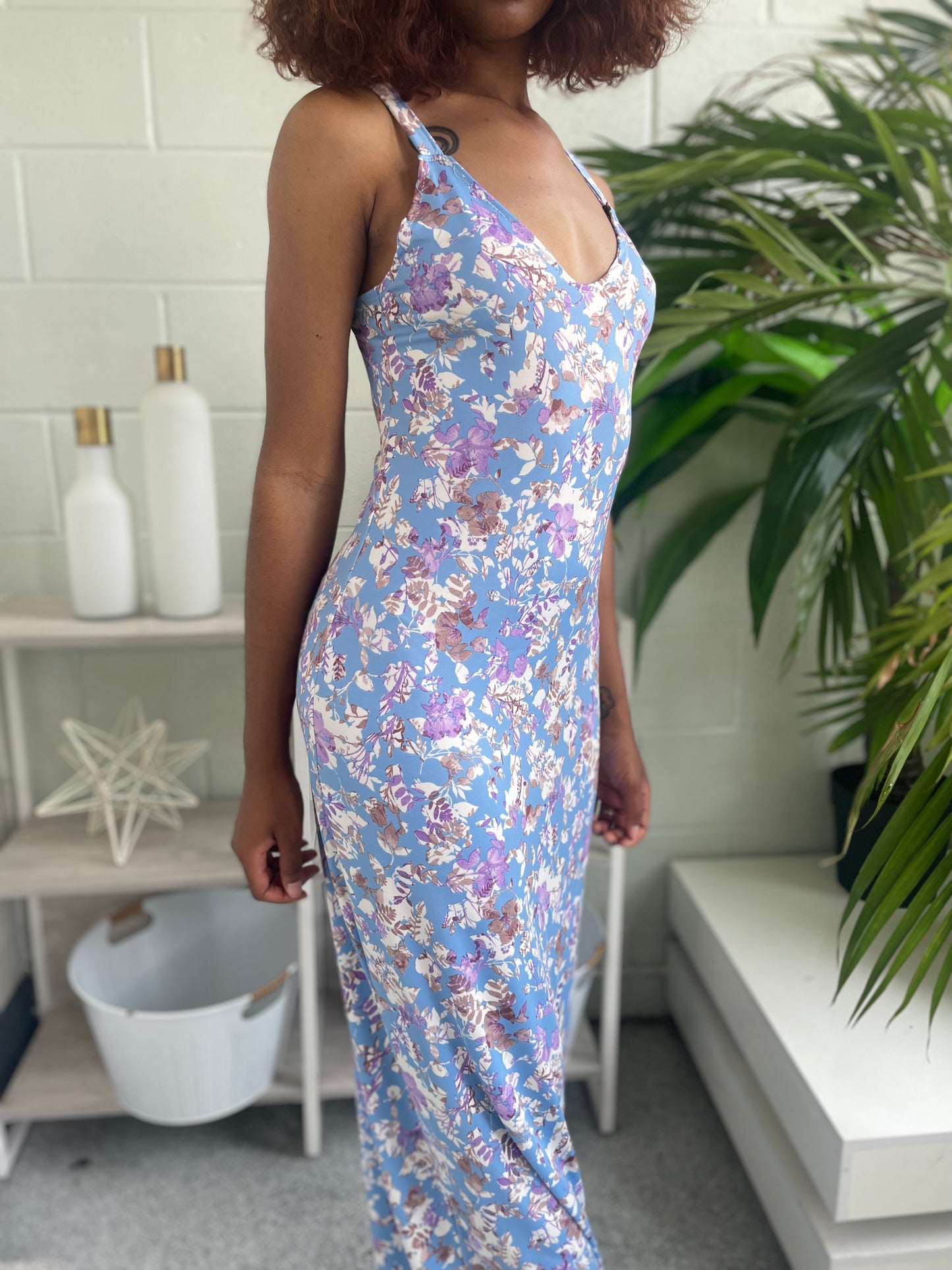 Blue paradise Maxi Dress