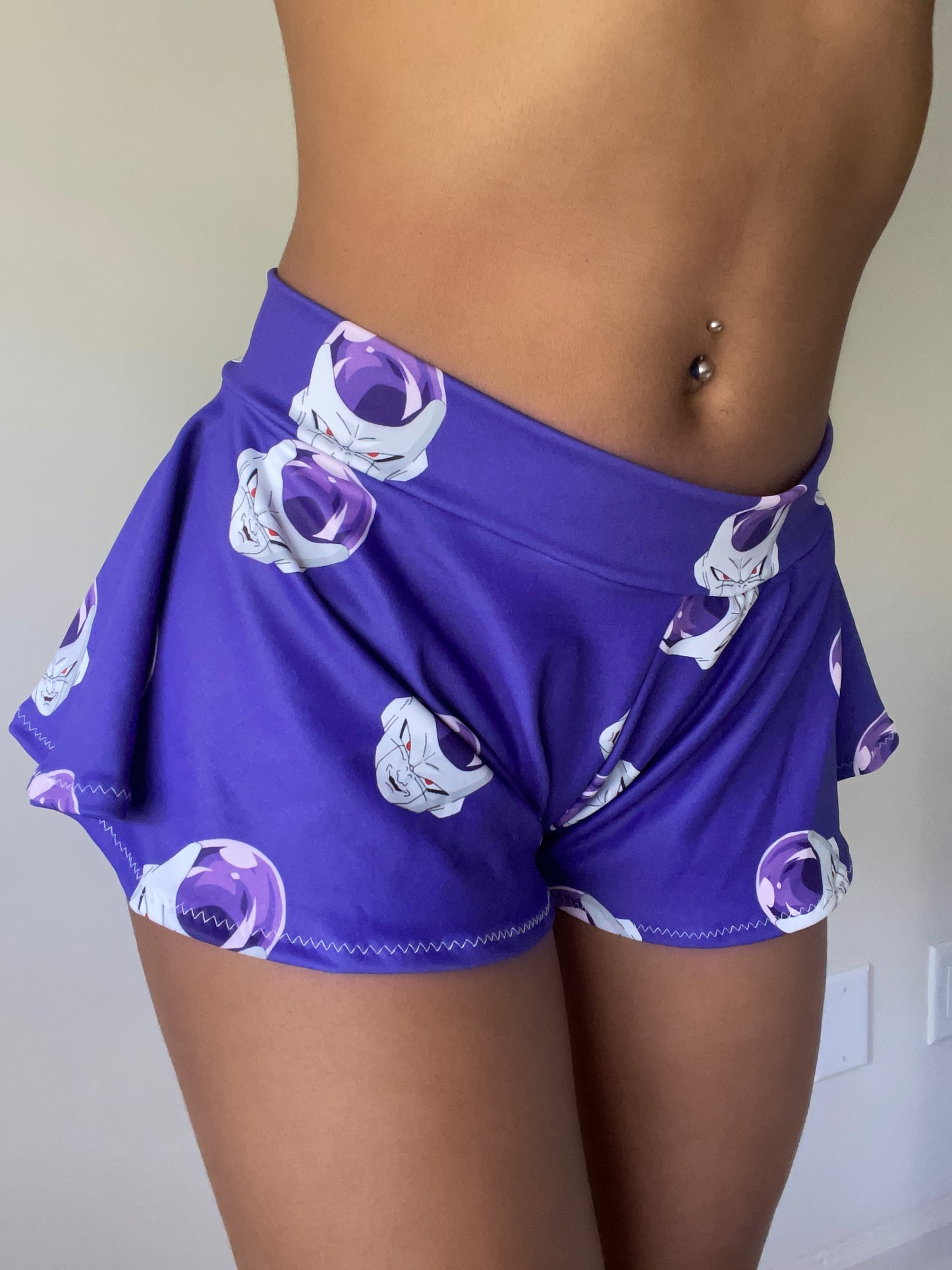 Purple Terror “Frieza” inspired shorties