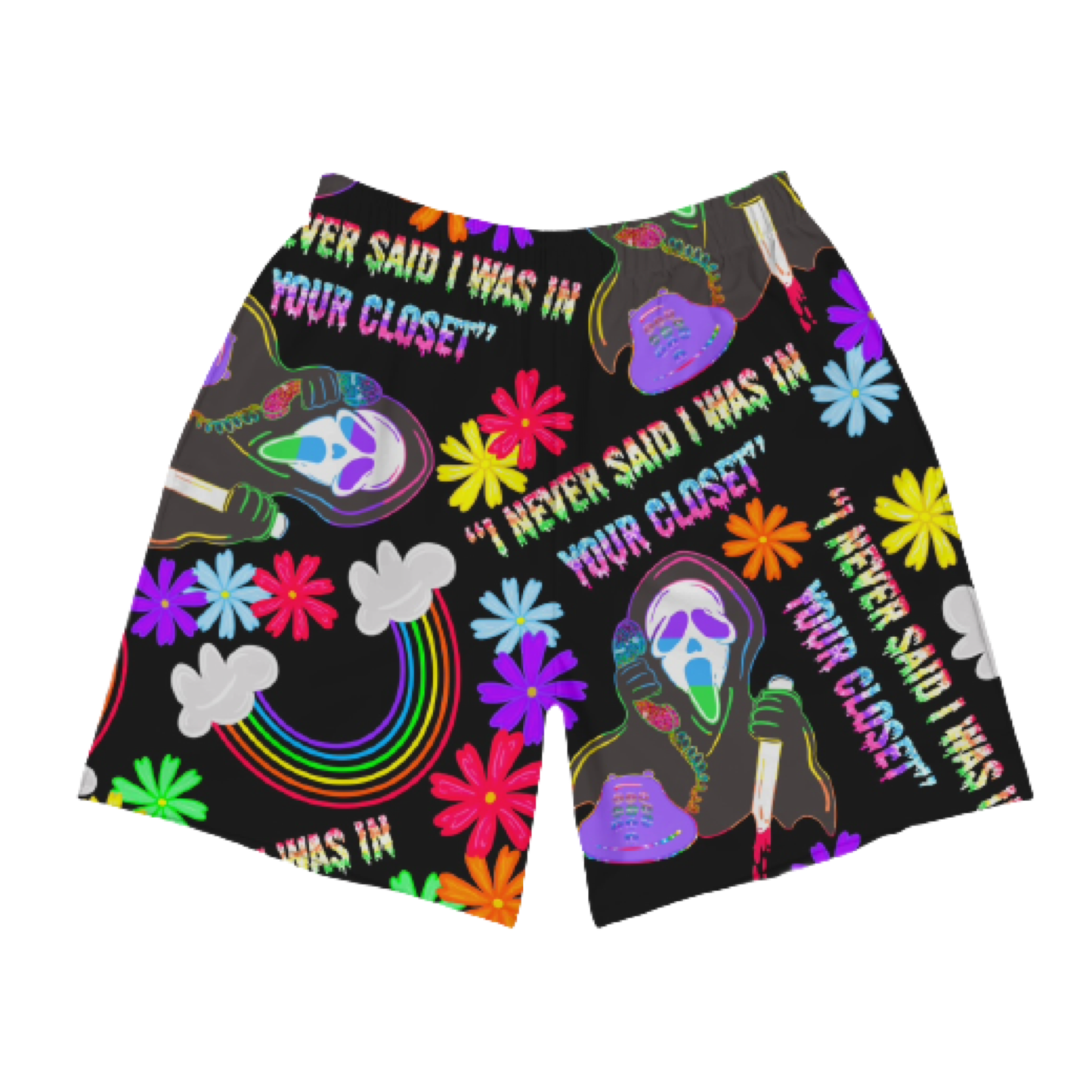 SCREAM Pride inspired lounge shorts