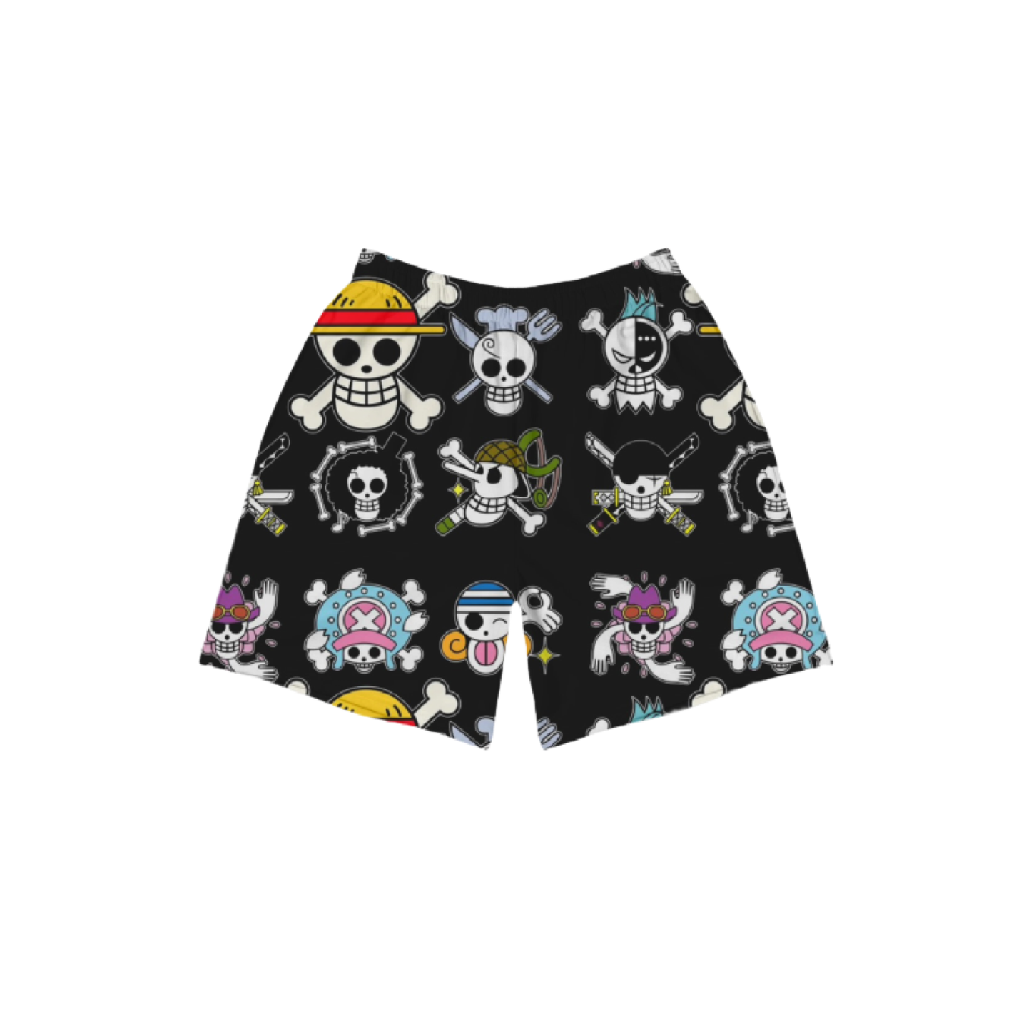 Black One Piece inspired lounge shorts