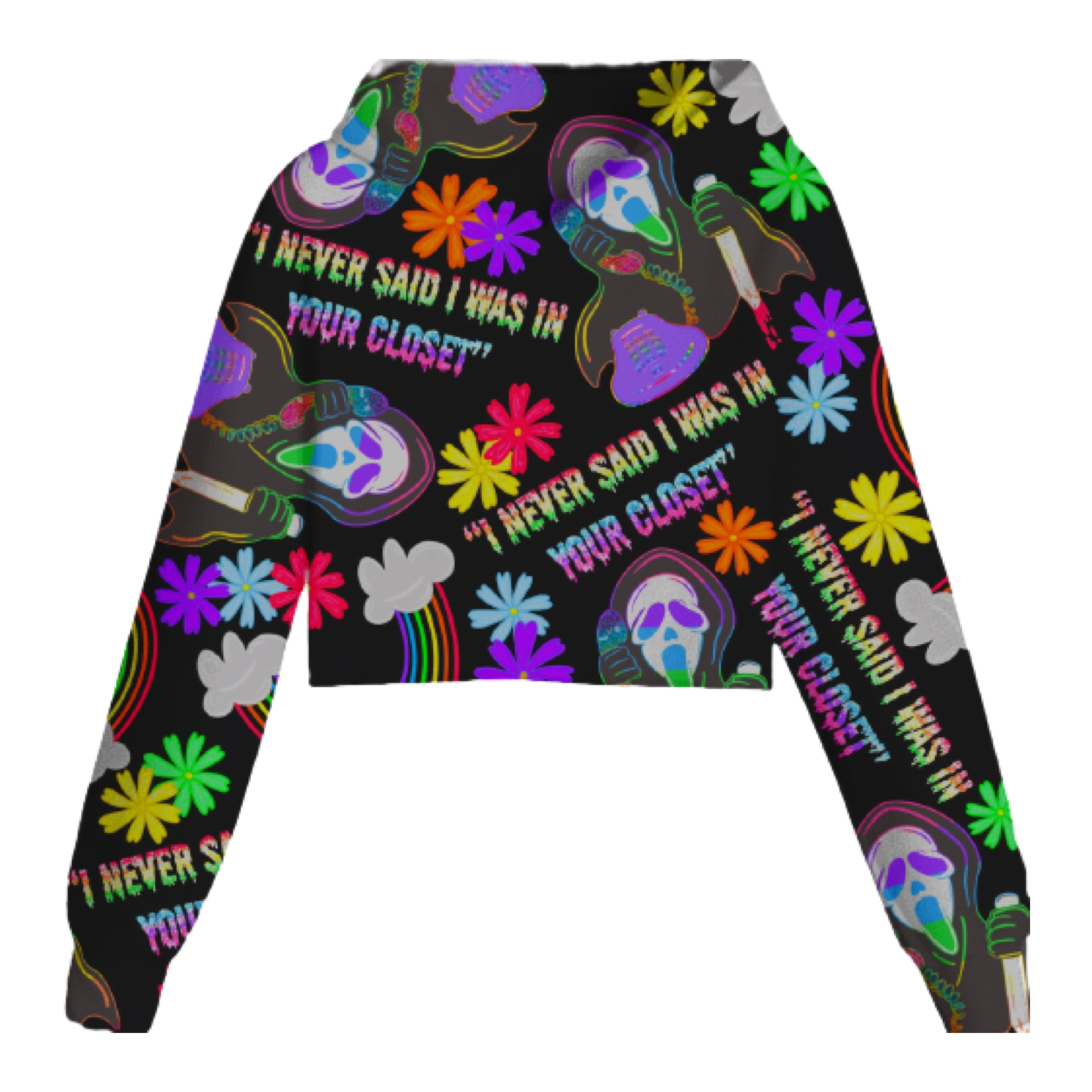 SCREAM Pride Cropped Hoodie