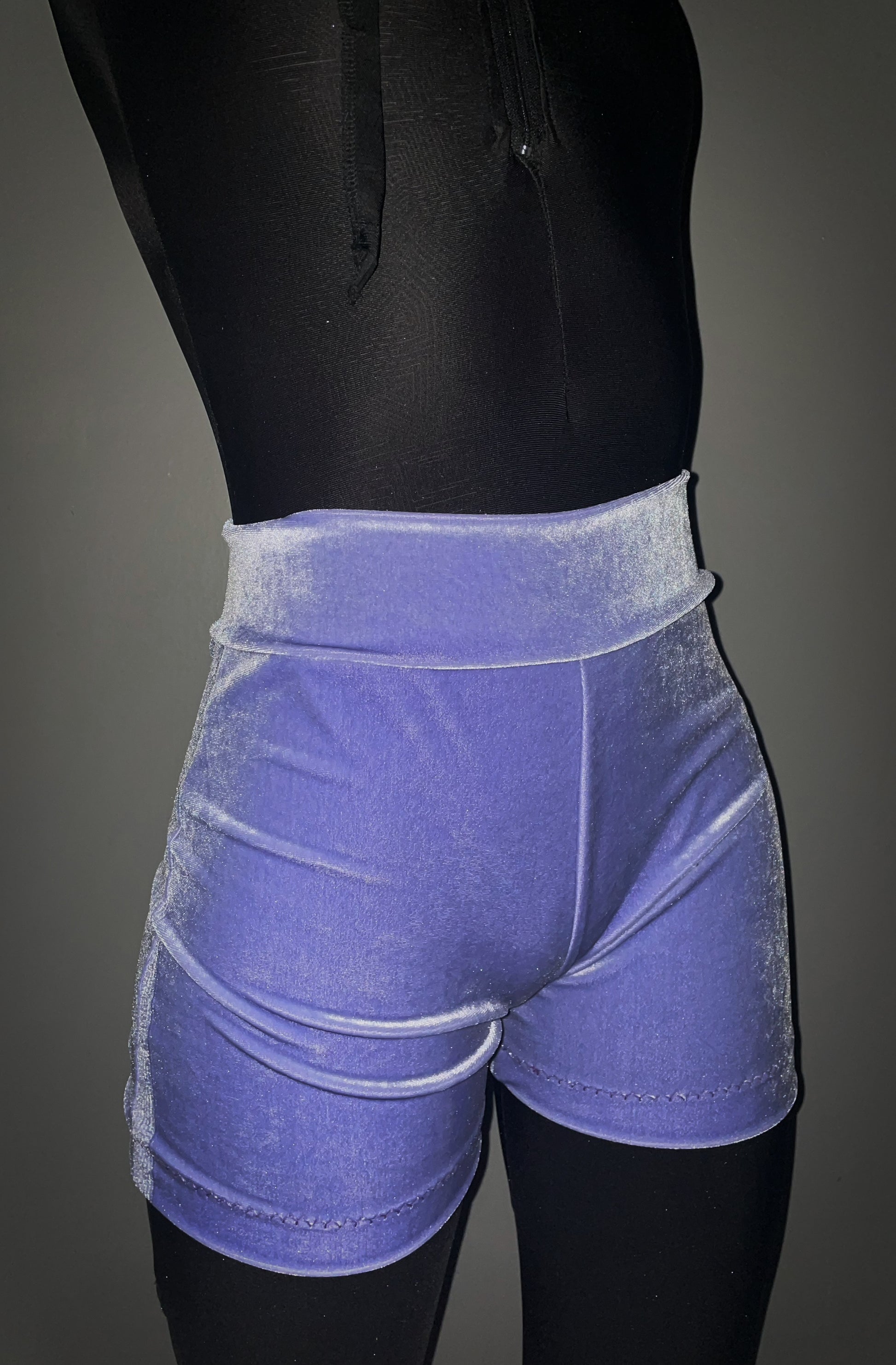 Periwinkle Princess short shorts
