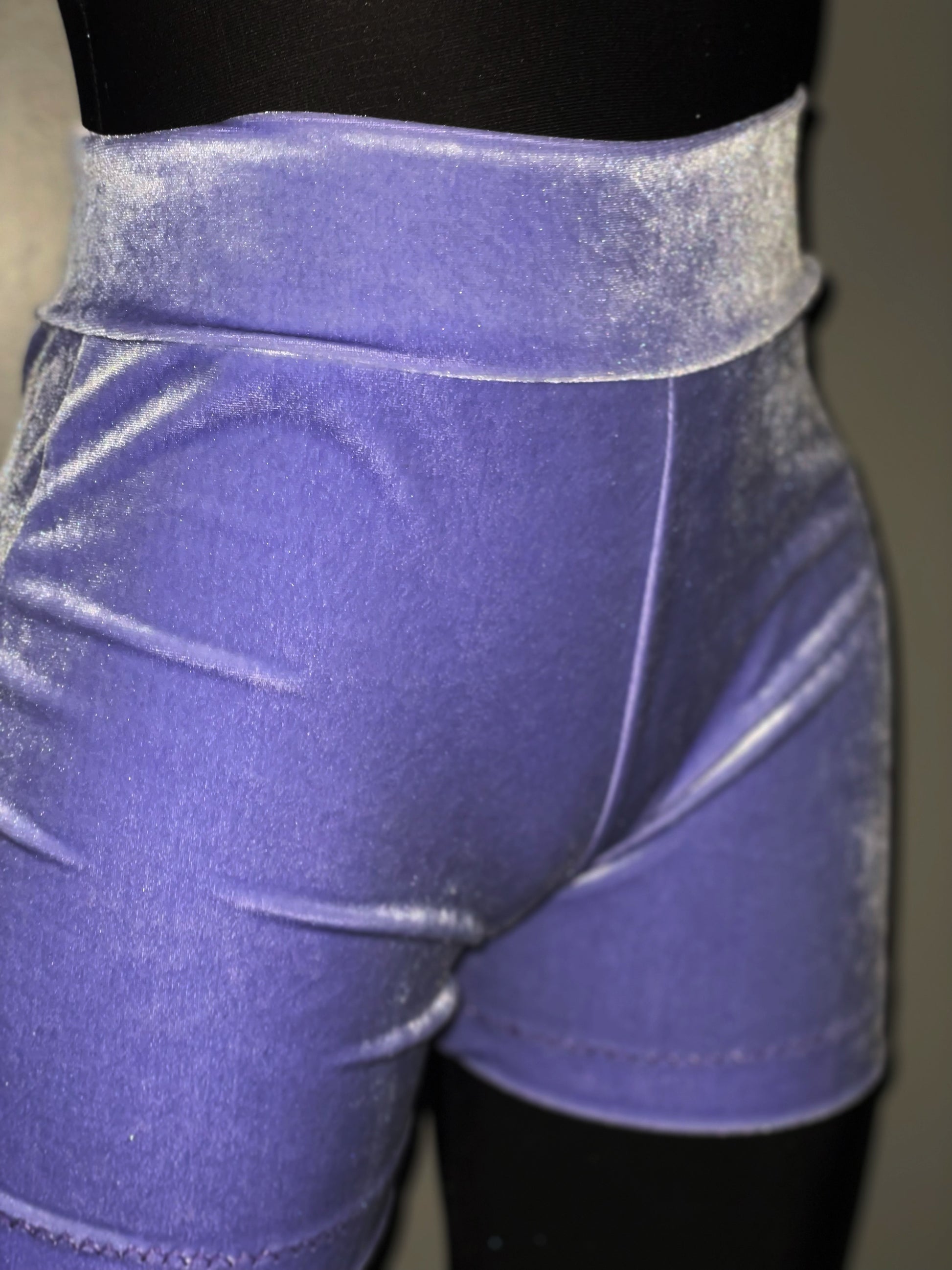Periwinkle Princess short shorts
