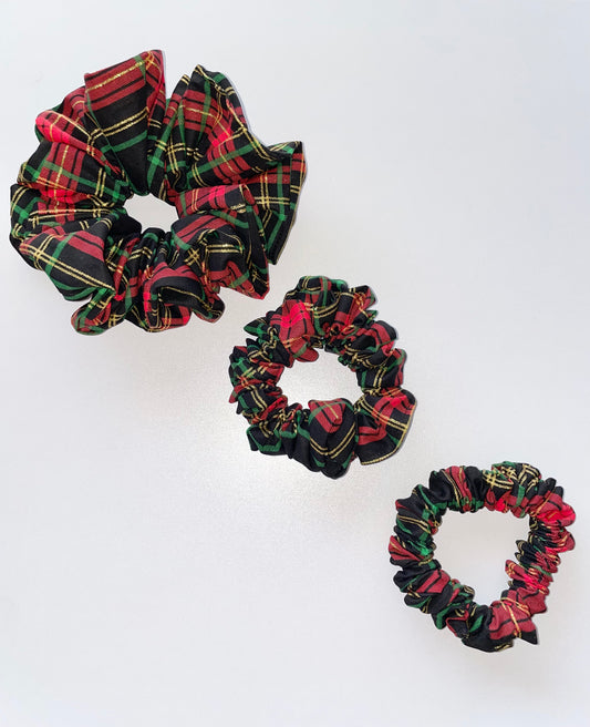 XMAS Flannel Scrunchie