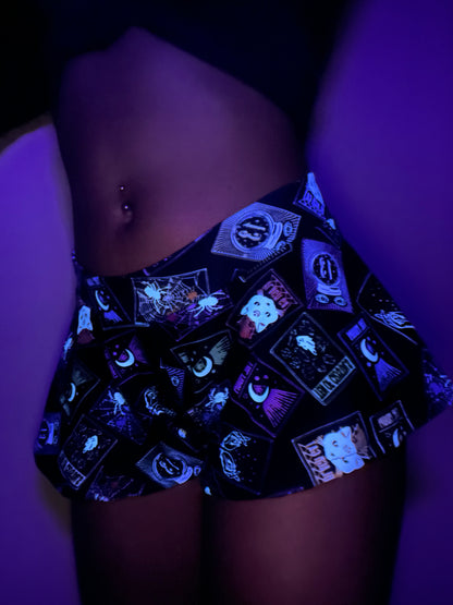 “Tarot Card” Glow In The Dark Shorties