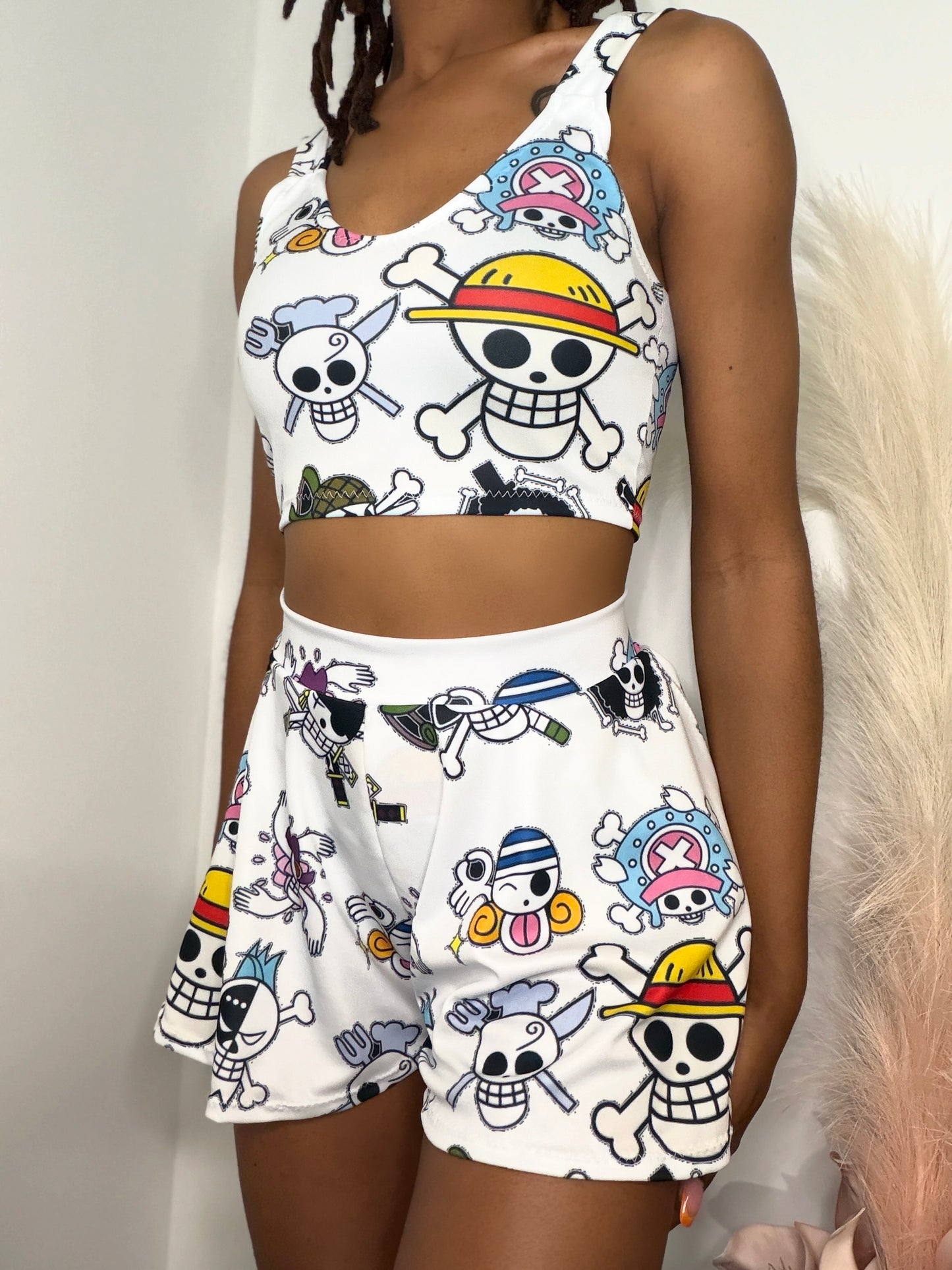 The One Piece Skirtie Set (includes Cami + Shorties)