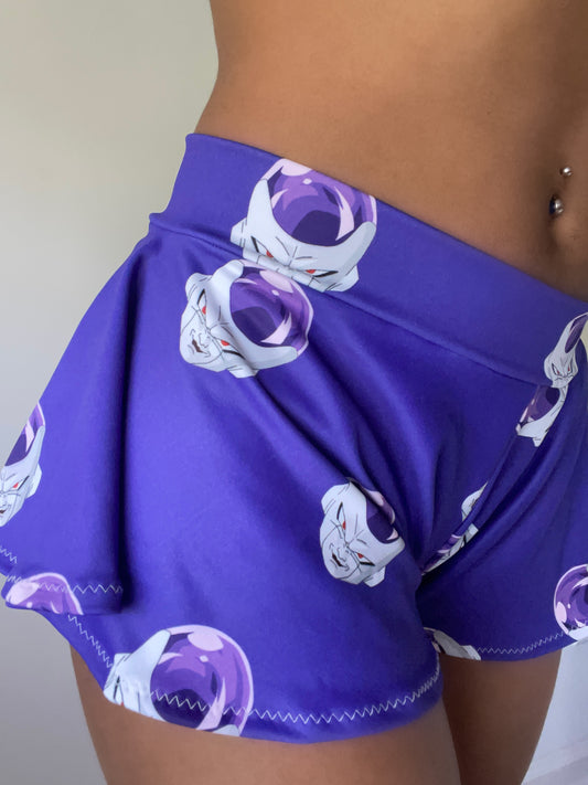 Purple Terror “Frieza” inspired shorties