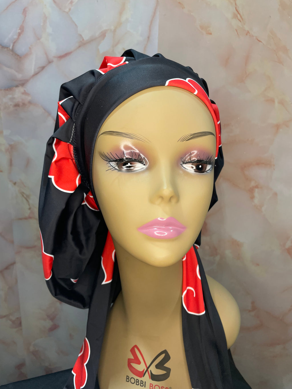 The Akatsuki G’Bonnet| JUMBO sized, Reversible, long stretchy strings, NO ELASTIC