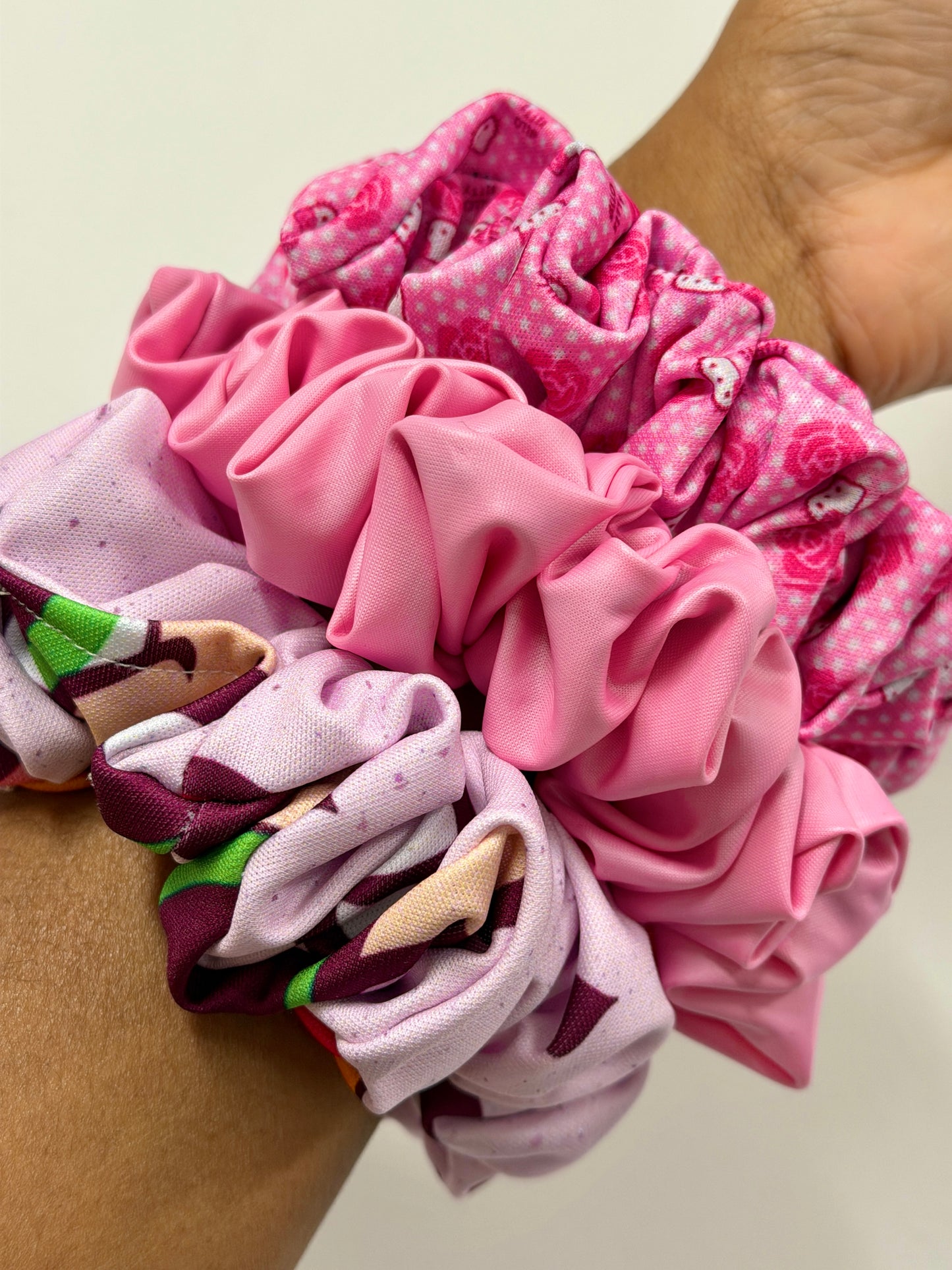 The Girlie Fandom Scrunchie Stack | 3 Anime Hair Scrunchies Set