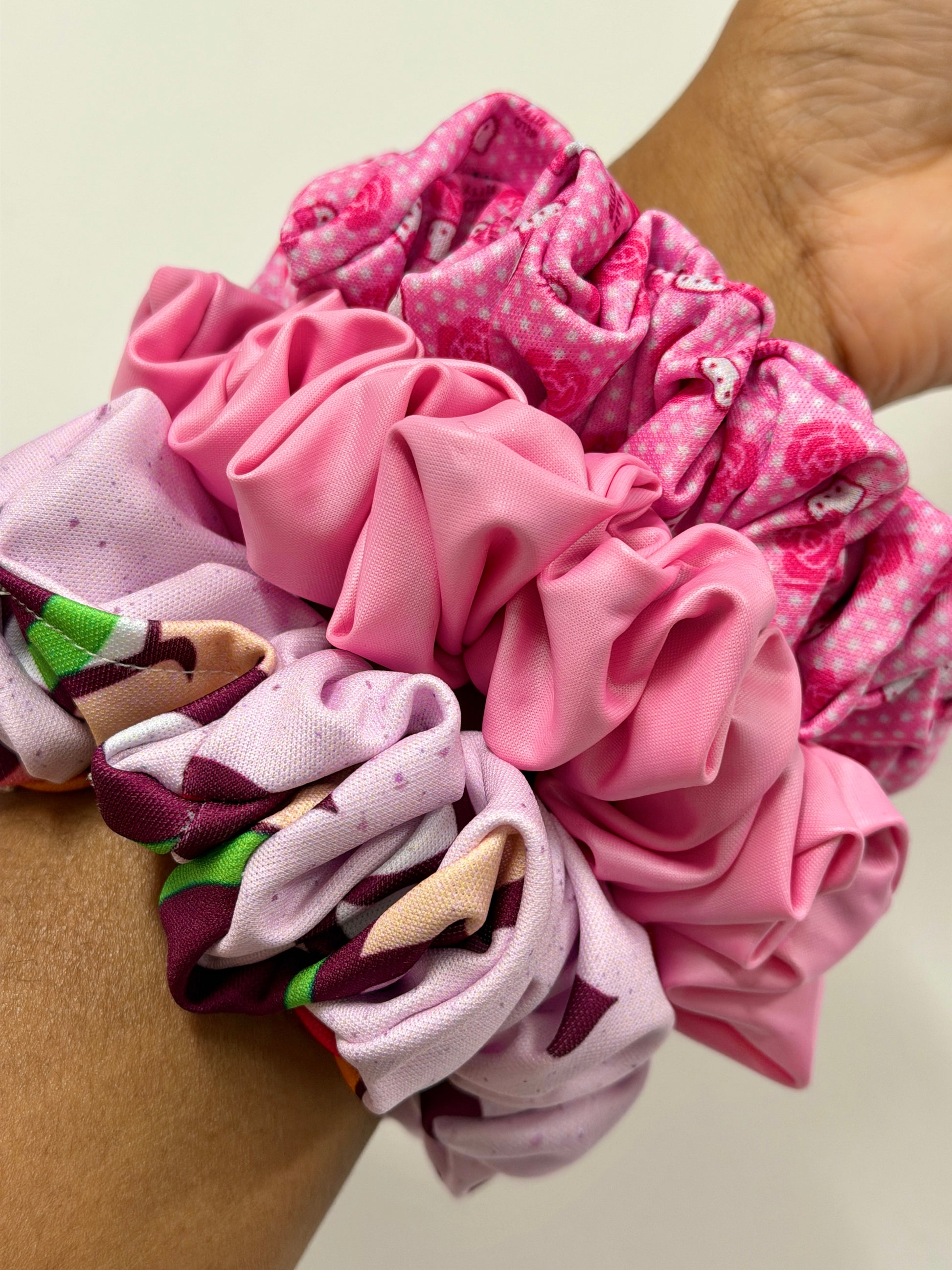 The Girlie Fandom Scrunchie Stack | 3 Anime Hair Scrunchies Set