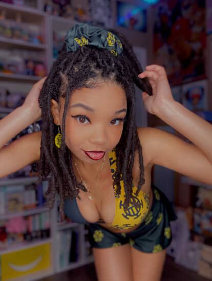 Black Law One Piece inspired Scrunchie