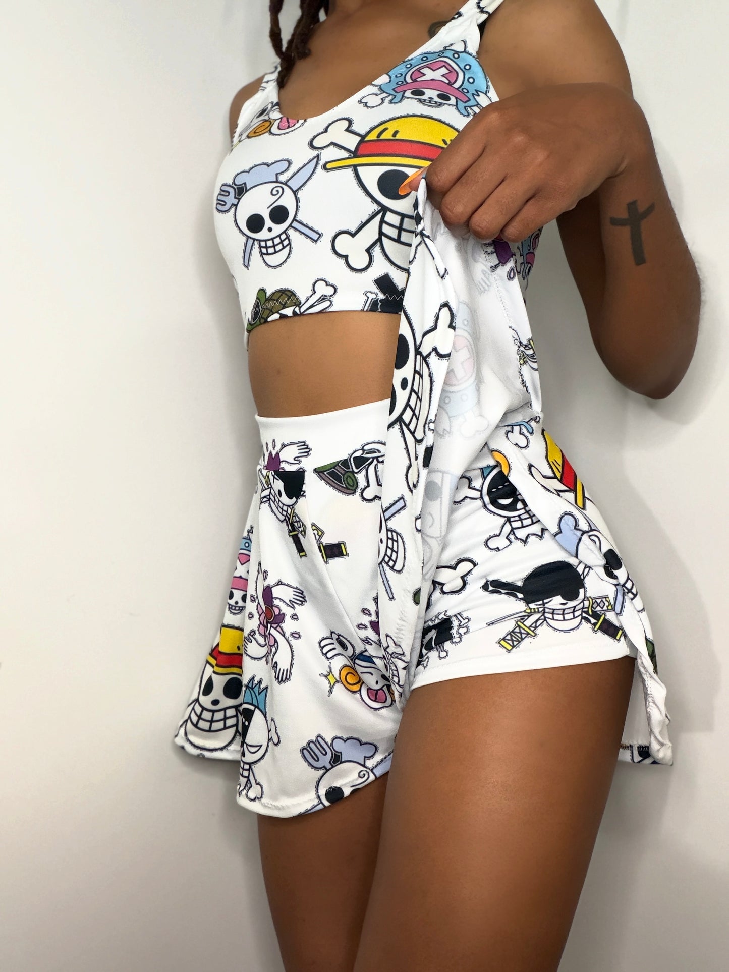 The One Piece Skirtie Set (includes Cami + Shorties)