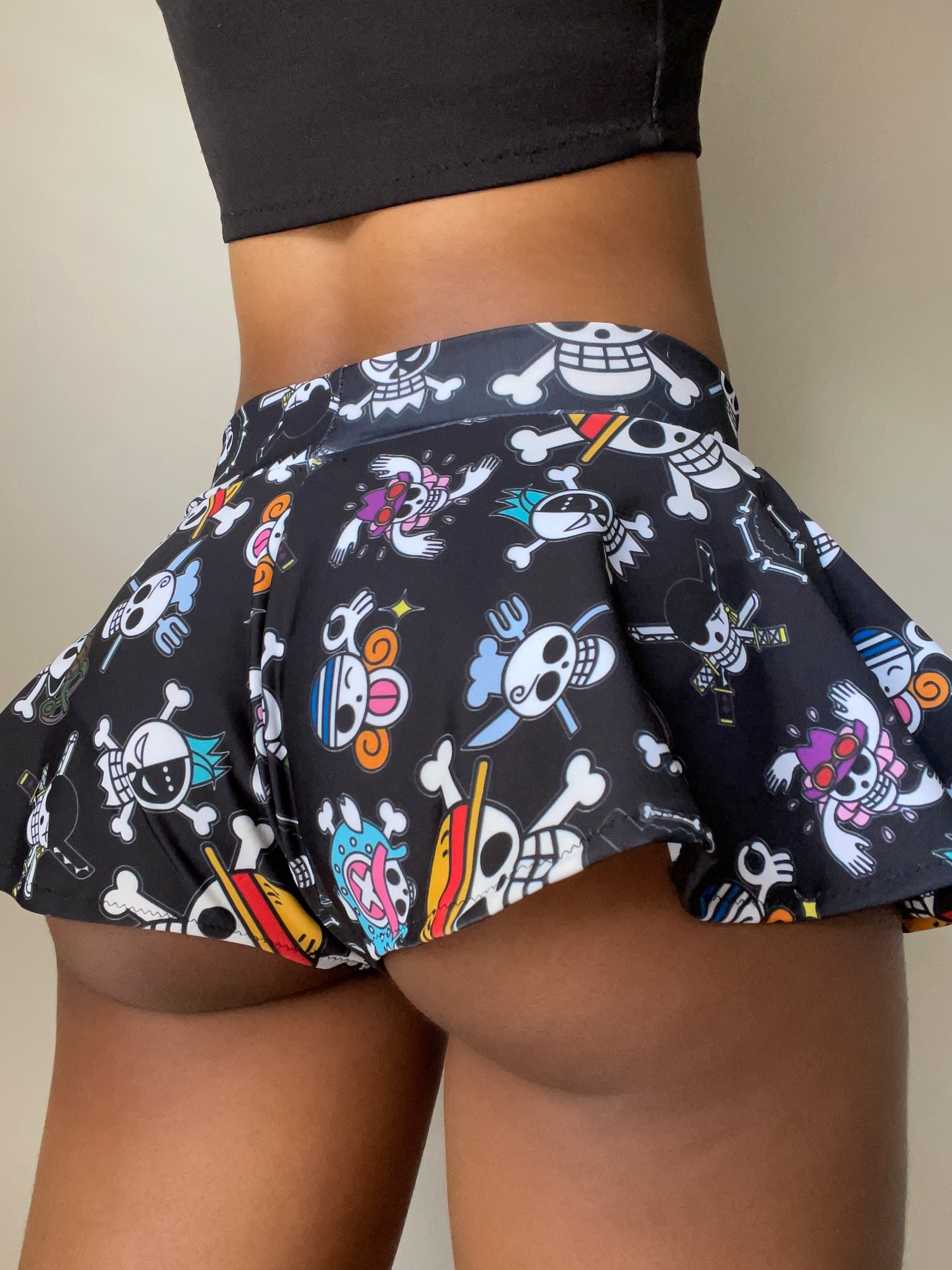 Black One Piece  |“Anime” inspired shorties