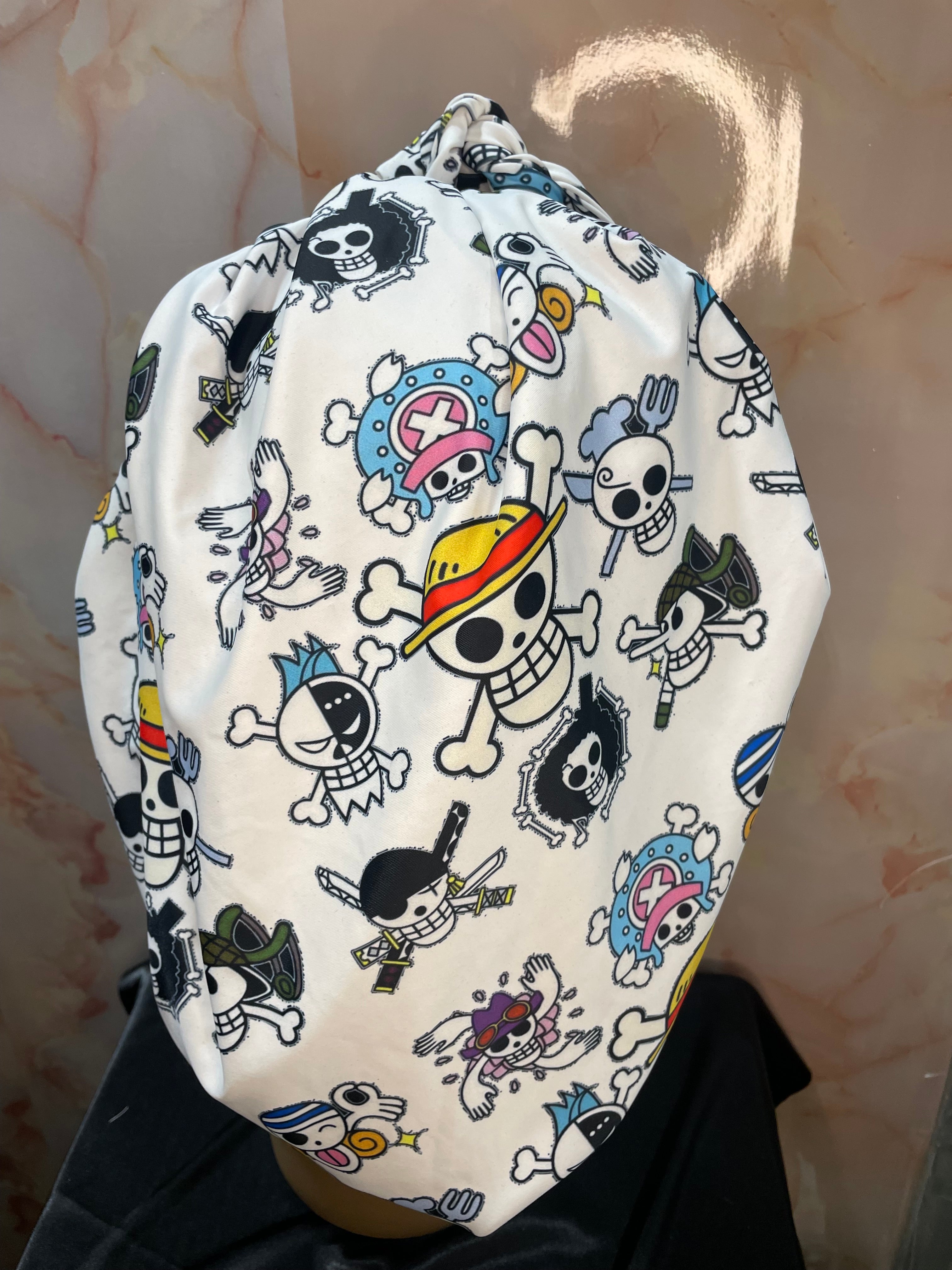 One Piece–Inspired Satin Lined G'Bonnet | Jumbo Reversible Sleep