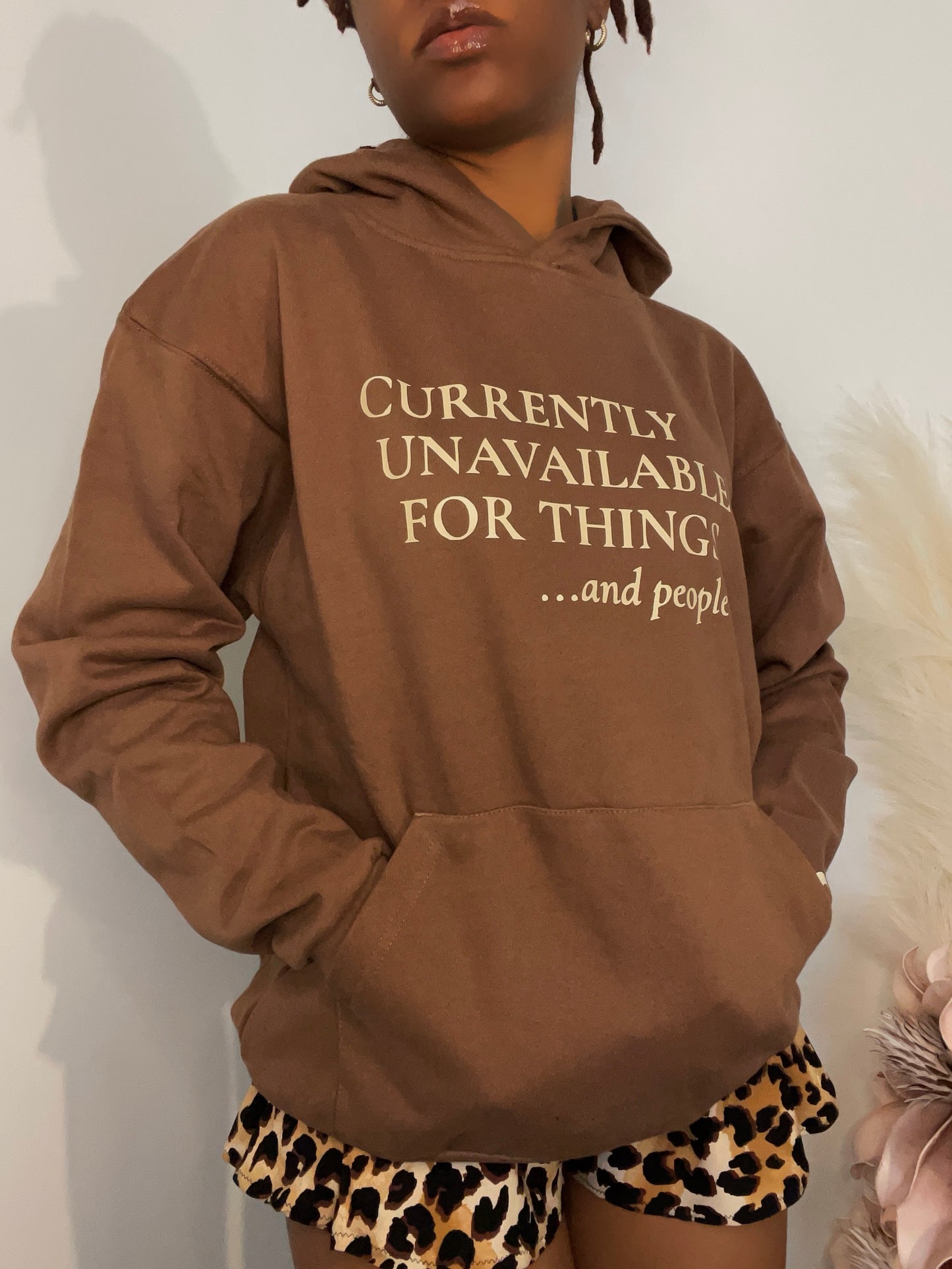 COCOA “CURRENTLY UNAVAILABLE” HOODIE