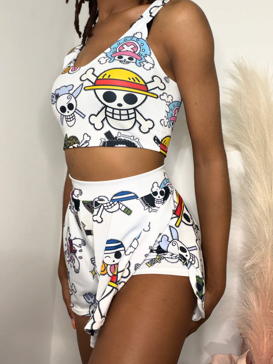 The One Piece Skirtie Set (includes Cami + Shorties)