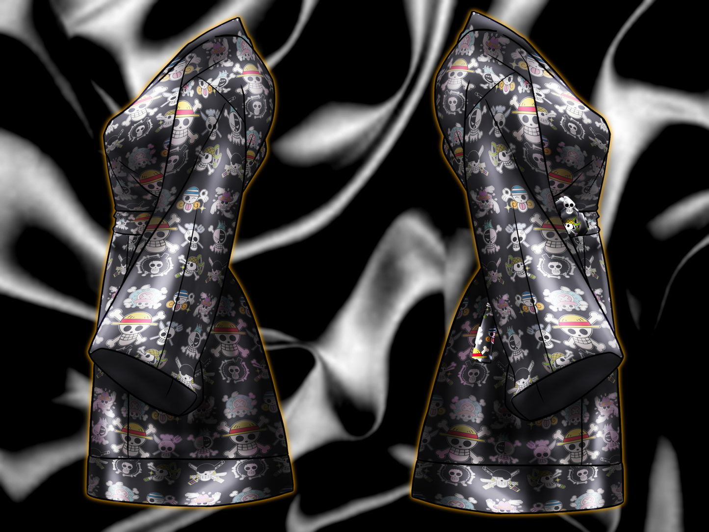 The G'Luxe Robe:  Black One Piece Edition