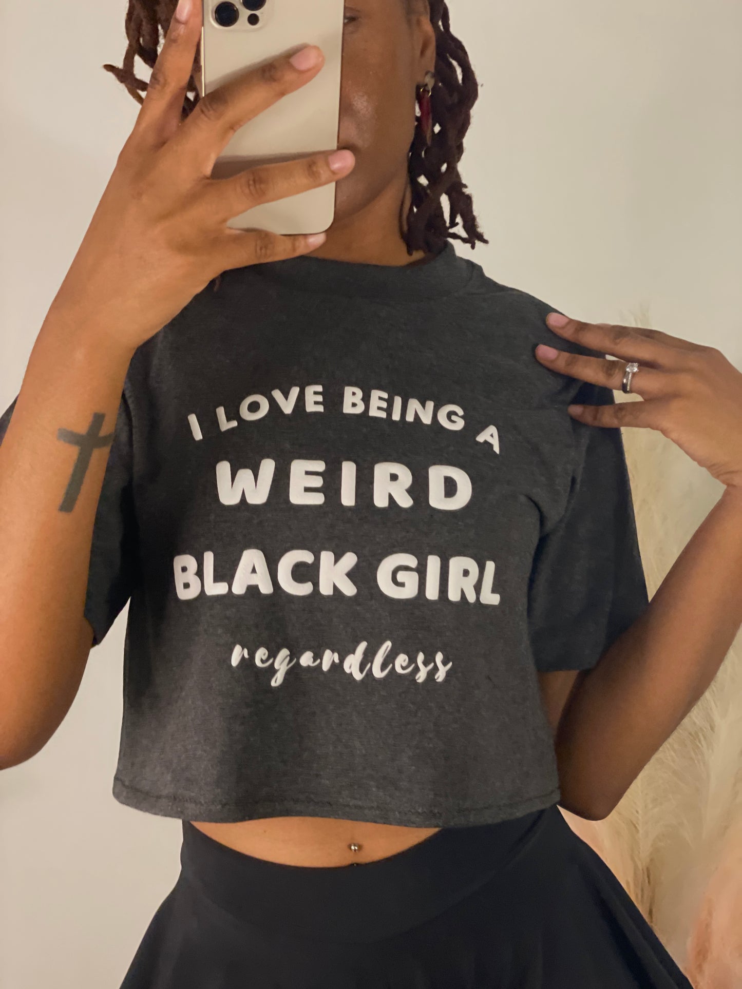 Weird Black Girl Crop Top