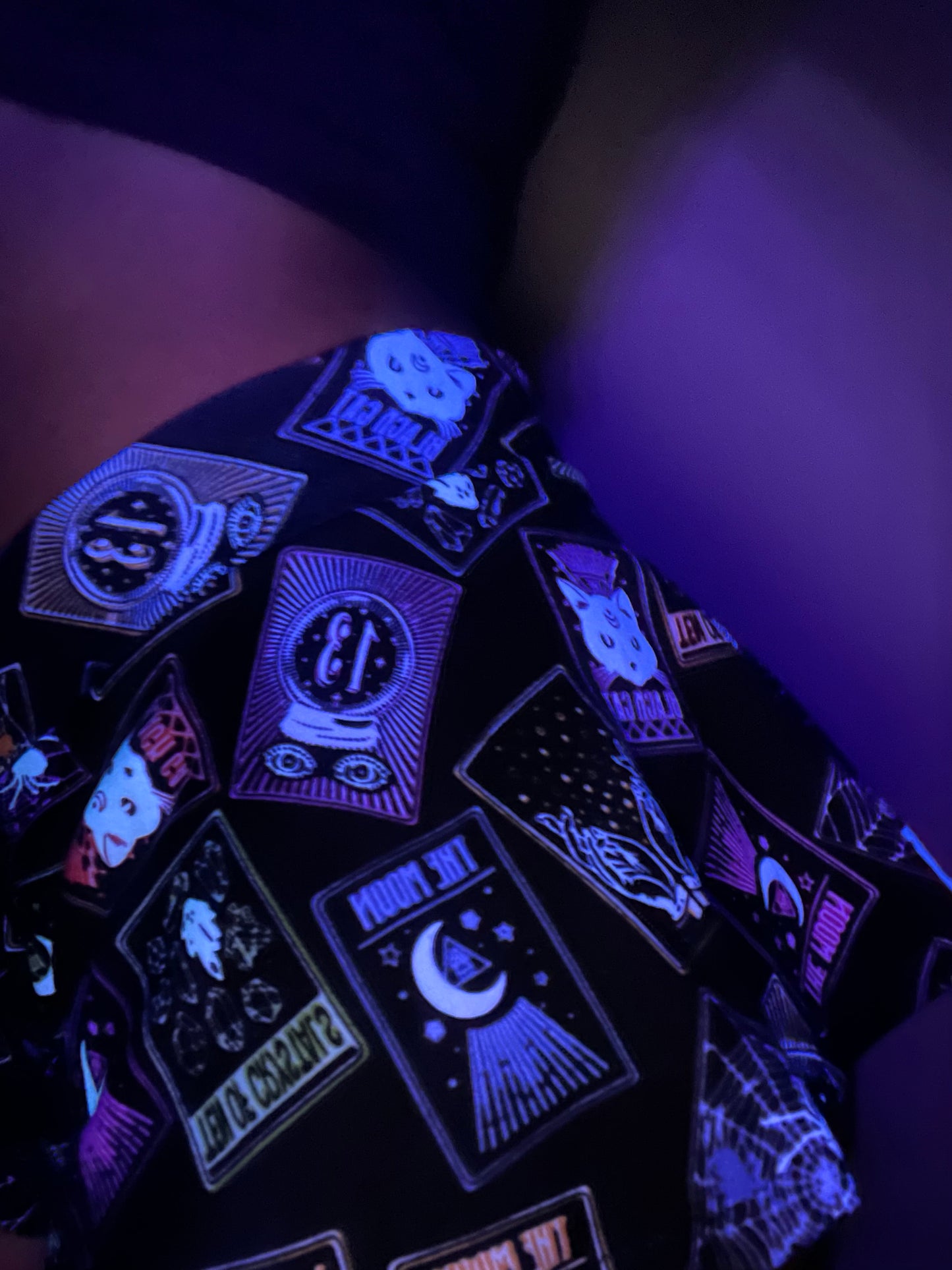 “Tarot Card” Glow In The Dark Shorties