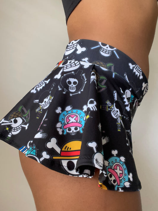 Black One Piece  |“Anime” inspired shorties