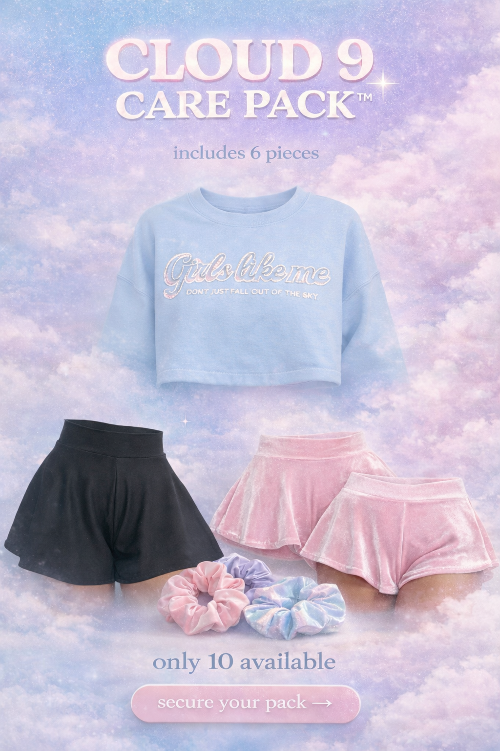 Cloud 9 Care Pack | 6 item bundle | only 10 available