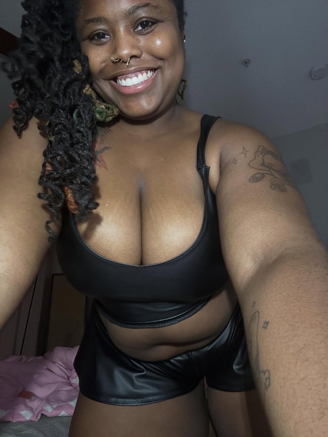 The “Miss Kitty” Cat Woman Inspired Black Leather Set