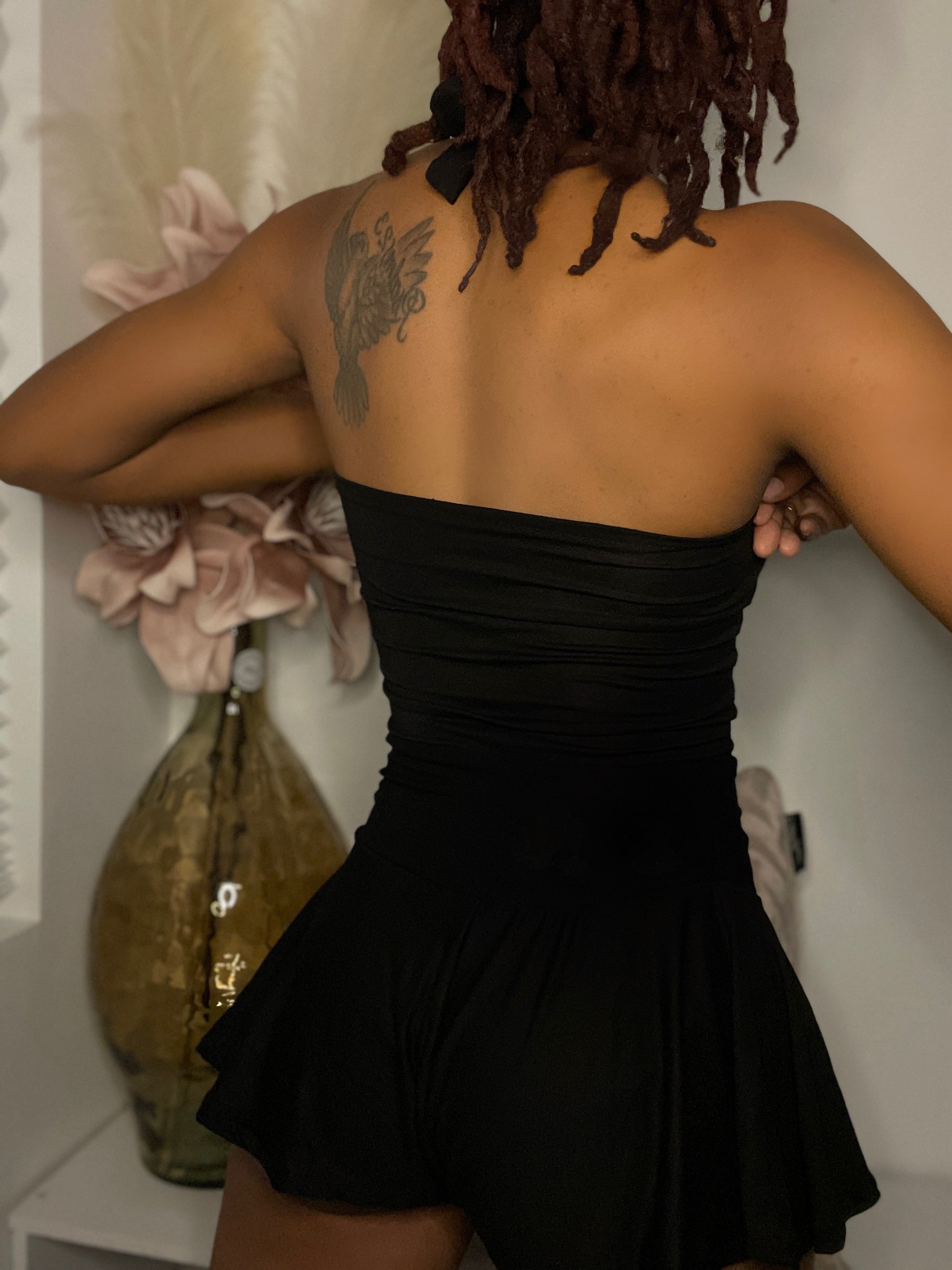 Black Essential “Not So Shorties” Romper