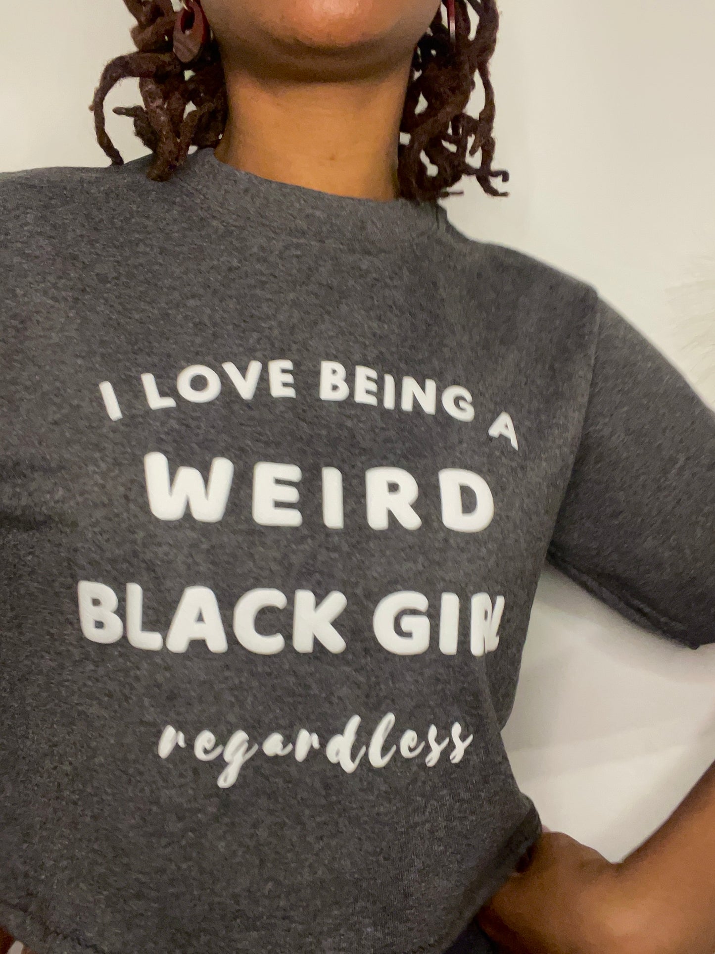 Weird Black Girl Crop Top