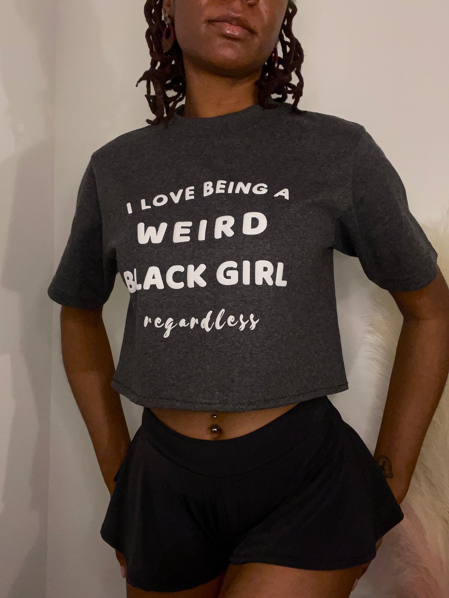Weird Black Girl Crop Top