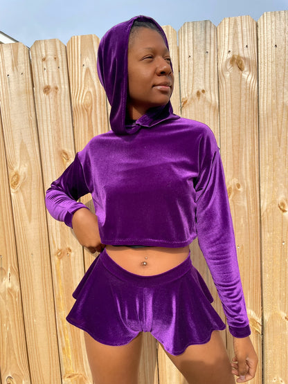 “Grape Goodness” Velvet Comfy Kit | 3 Piece Bundle