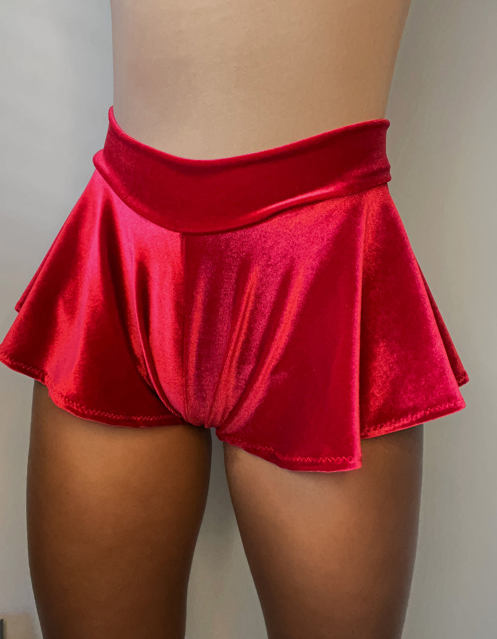 Red Ruby Velvet shorties