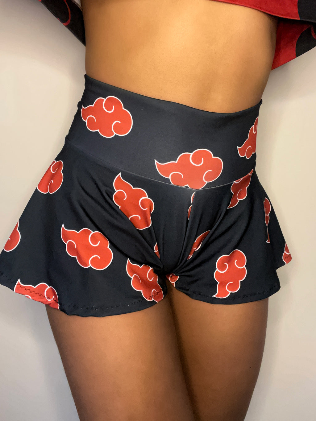 (READY TO SHIP) Akatsuki inspired shorties