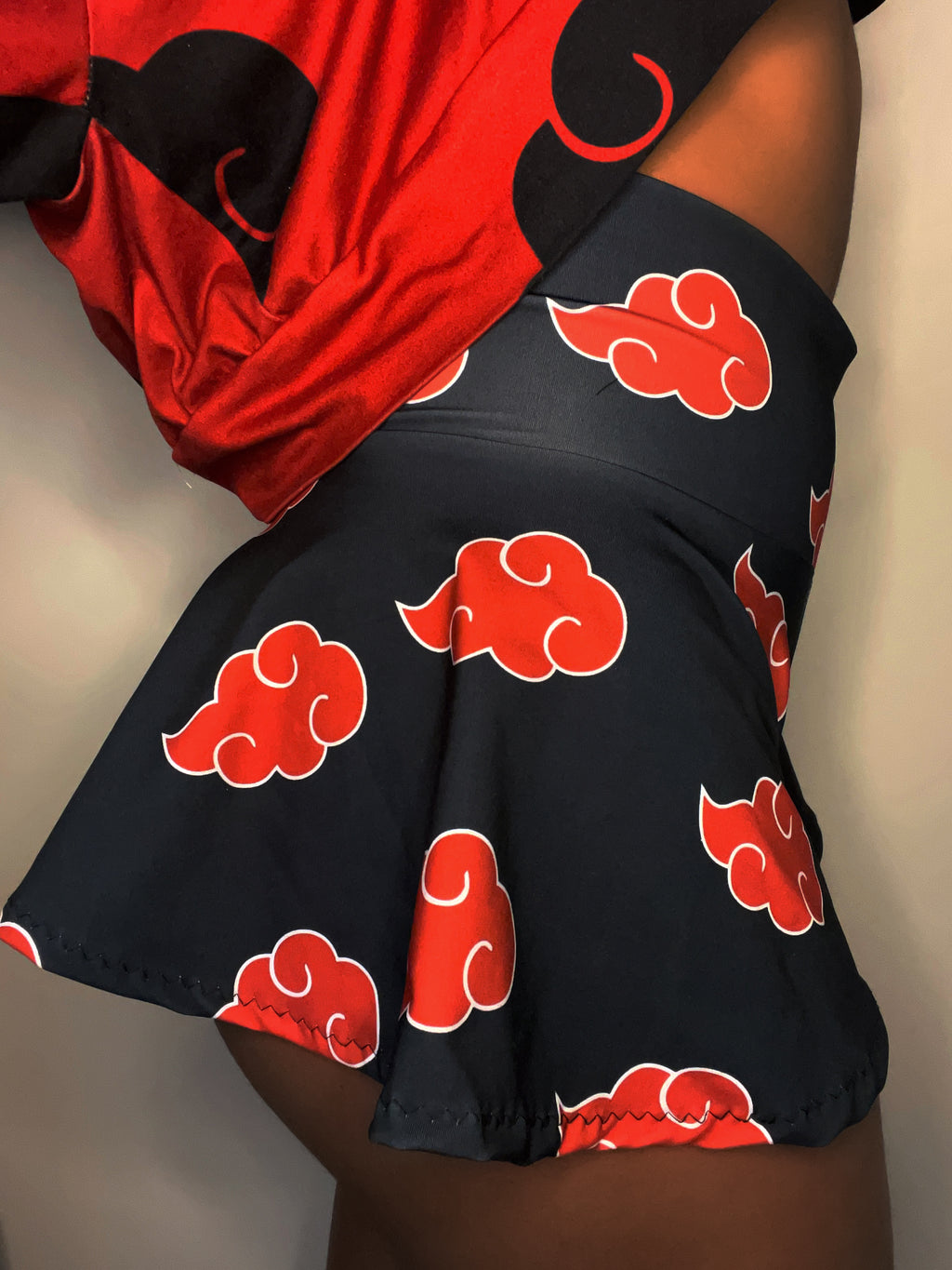 (READY TO SHIP) Akatsuki inspired shorties