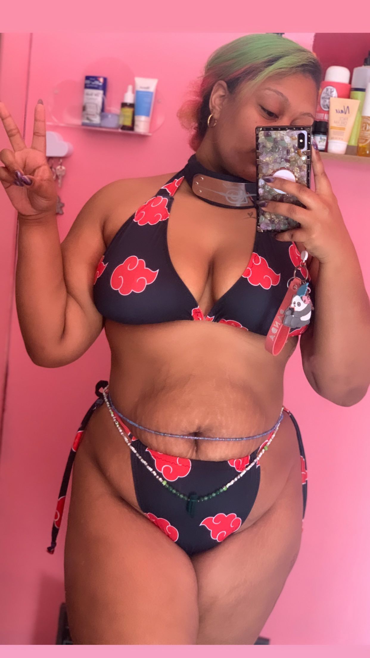 Black Sky Gkini | Women’s Strappy Bikini Set